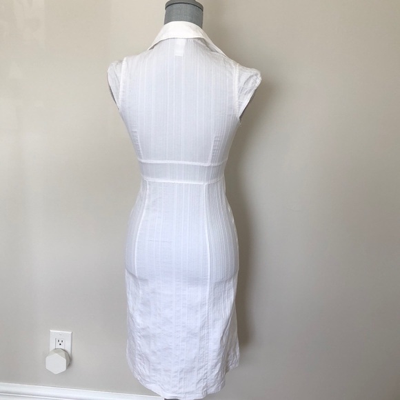 H&M -White Fitted Dress - Picture 3 of 4